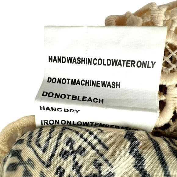 SOLITAIRE Women's‎ 3X Striped Tunic Top Shirt Lace Trim 3/4 Sleeve V Neck Boho - Picture 7 of 10